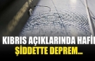 Lefke açıklarında deprem