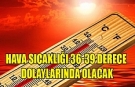 Sıcaklık 39 derece olacak