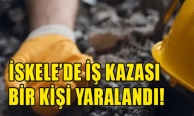 İş kazasında bir yaralı