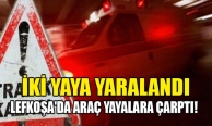 Aracın çarptığı iki yaya yaralandı