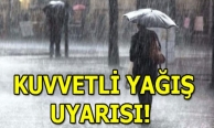 Kuvvetli yağış uyarısı