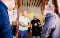 Akıncı, Gazimağusa Sanayi Bölgesini Ziyaret Etti