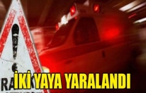 Araçların çarptığı iki yaya yaralandı