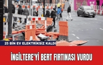 İngiltere'yi 'Bert Fırtınası' vurdu