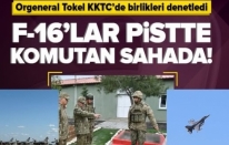 F-16’lar pistte, Komutan sahada
