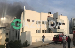 Lefkoşa Dr. Burhan Nalbantoğlu Devlet Hastanesi'nde yangın!