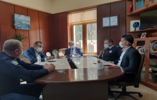 Pilli, Lapta Belediyesi'nde alınan tedbirlerle ilgili toplantı gerçekleştirdi