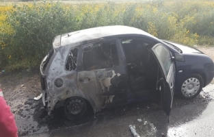 Kendi Aracını Ateşe Verdi