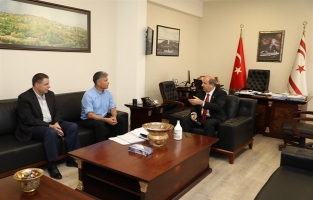 Başbakan Tatar, Sivil Savunma Teşkilatı Başkanı Karakoç ile görüştü