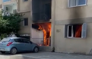 Hukuk bürosunda yangın çıktı