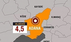 Adana'da deprem