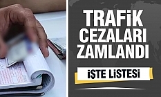 Sürücüler dikkat! İşte yeni trafik cezaları!