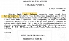 Kamuya üç istihdam daha: Biri Hasan Büyükoğlu’nun oğlu...