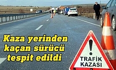 Kazadan sonra kaçan sürücü yakalandı
