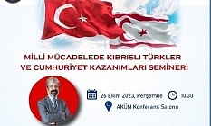 AKÜN’den, Cumhuriyetin 100. Yılı’na özel seminer