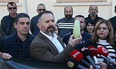 Dinçyürek’e kabaklı protesto