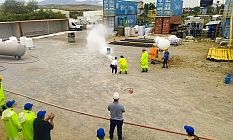 İntergaz'dan hayat kurtaran tatbikat