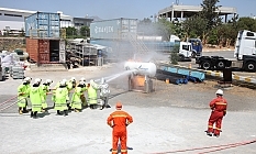 İntergaz’dan yangın eğitimi ve tatbikatı