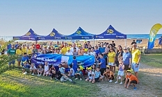 Yavru kaplumbağalar özgürlüğe uğurlandı