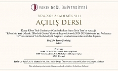 YDÜ'de yeni akademik yılında Tatar ders verecek