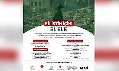 Vakıflar personelinden Filistin için anlamlı yardım