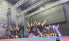 Moe Açık Hava Sahnesi'nde Cimnastik Şöleni