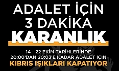 Melekler'e "adalet" için 3 dakika karanlık