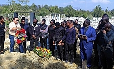 Kundaklama kurbanı Ampomah toprağa verildi