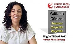 Uzman Klinik Psikolog Tekyaprak, Cengiz Topel Hastanesi’nde hizmette
