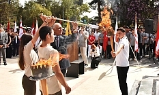 Gençlik meşalesi yakıldı