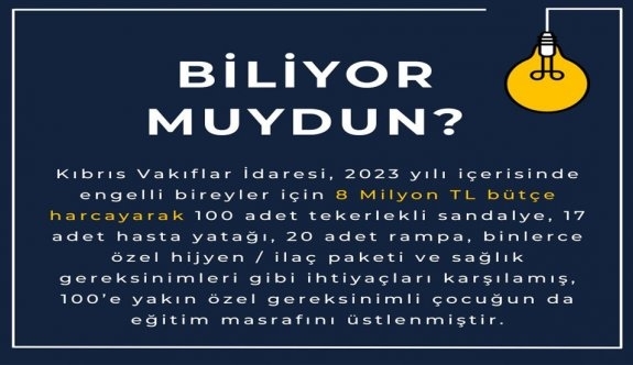 Evkaf Yılın Her Günü Engelli Bireylerin Yanında