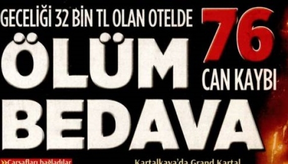 Geceliği 32 bin TL olan otelde ölüm bedava!
