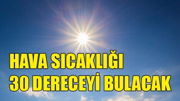Hava sıcaklığı yükseliyor