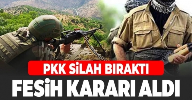 PKK fesih kararını açıkladı: Silahlar bırakıldı