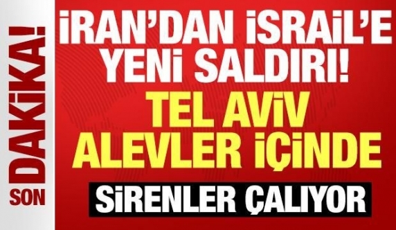 İran’dan İsrail’e 30 füze