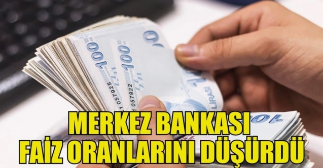Faizler aşağı çekildi