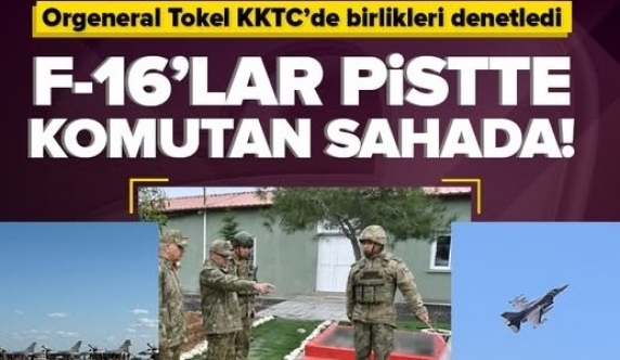 F-16’lar pistte, Komutan sahada