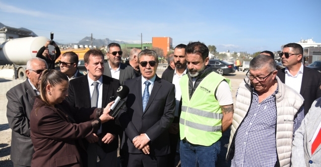 Girne-Çatalköy yolu Haziran'da bitecek