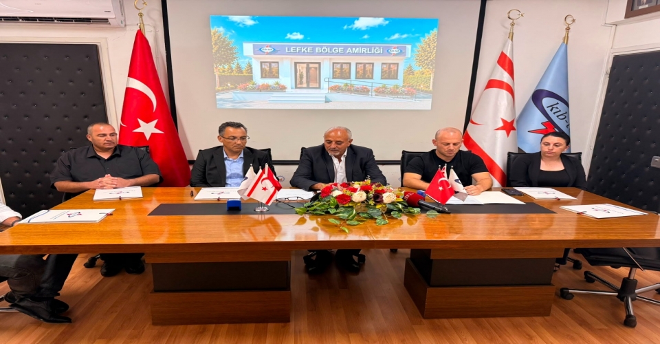 Kıb-Tek’ten Lefke’ye de yeni hizmet binası