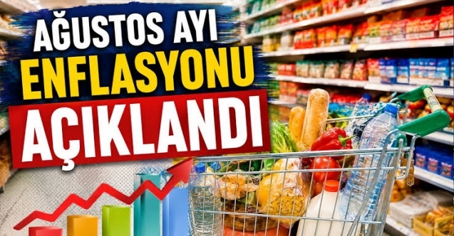 Ağustos'ta enflasyon yüzde 3,04 çıktı